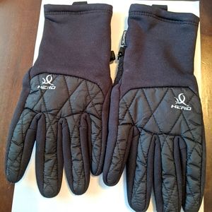 Large black gloves